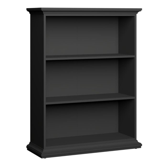 Chatsworth Low Bookcase in Matt Grey