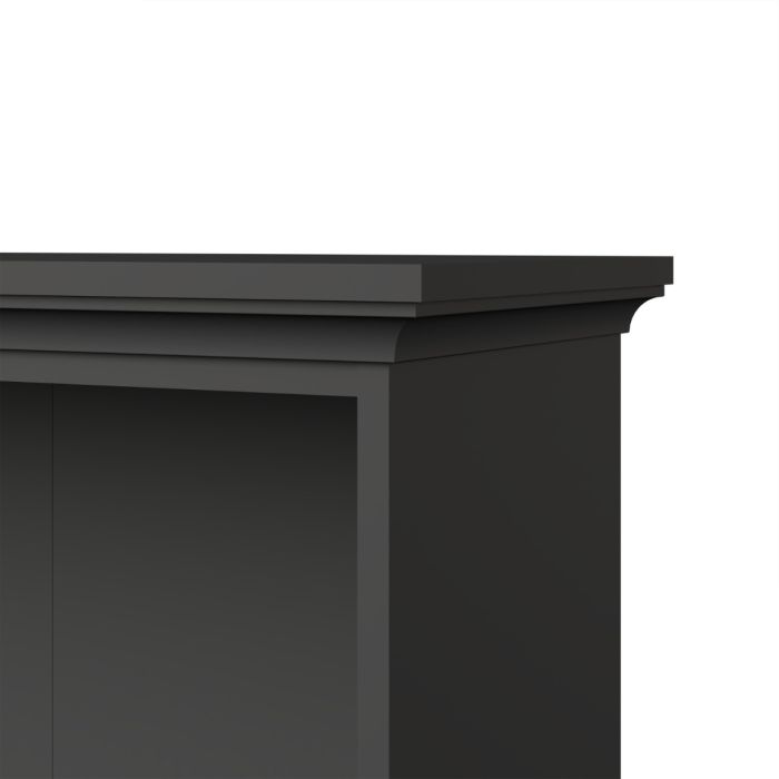 Chatsworth Low Bookcase in Matt Grey