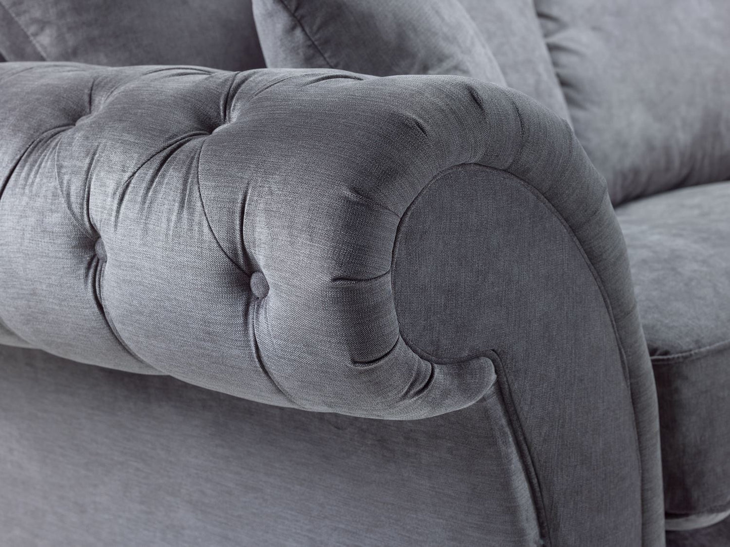 Windsor Fullback Sofa Grey Large Corner
