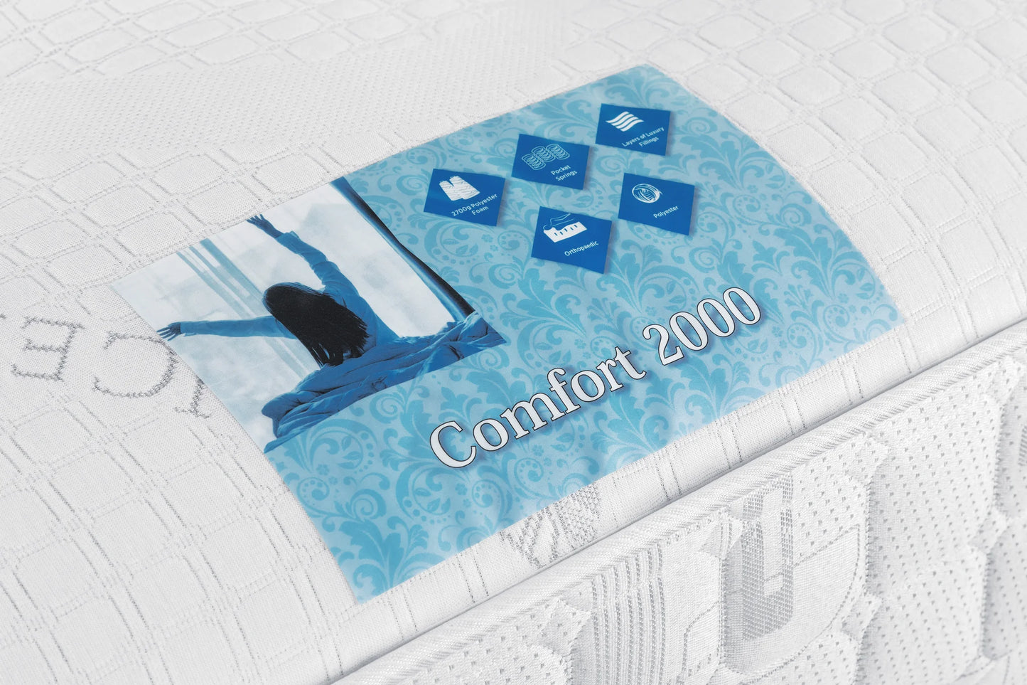 Pocket 2000 Memory Foam Mattress Double