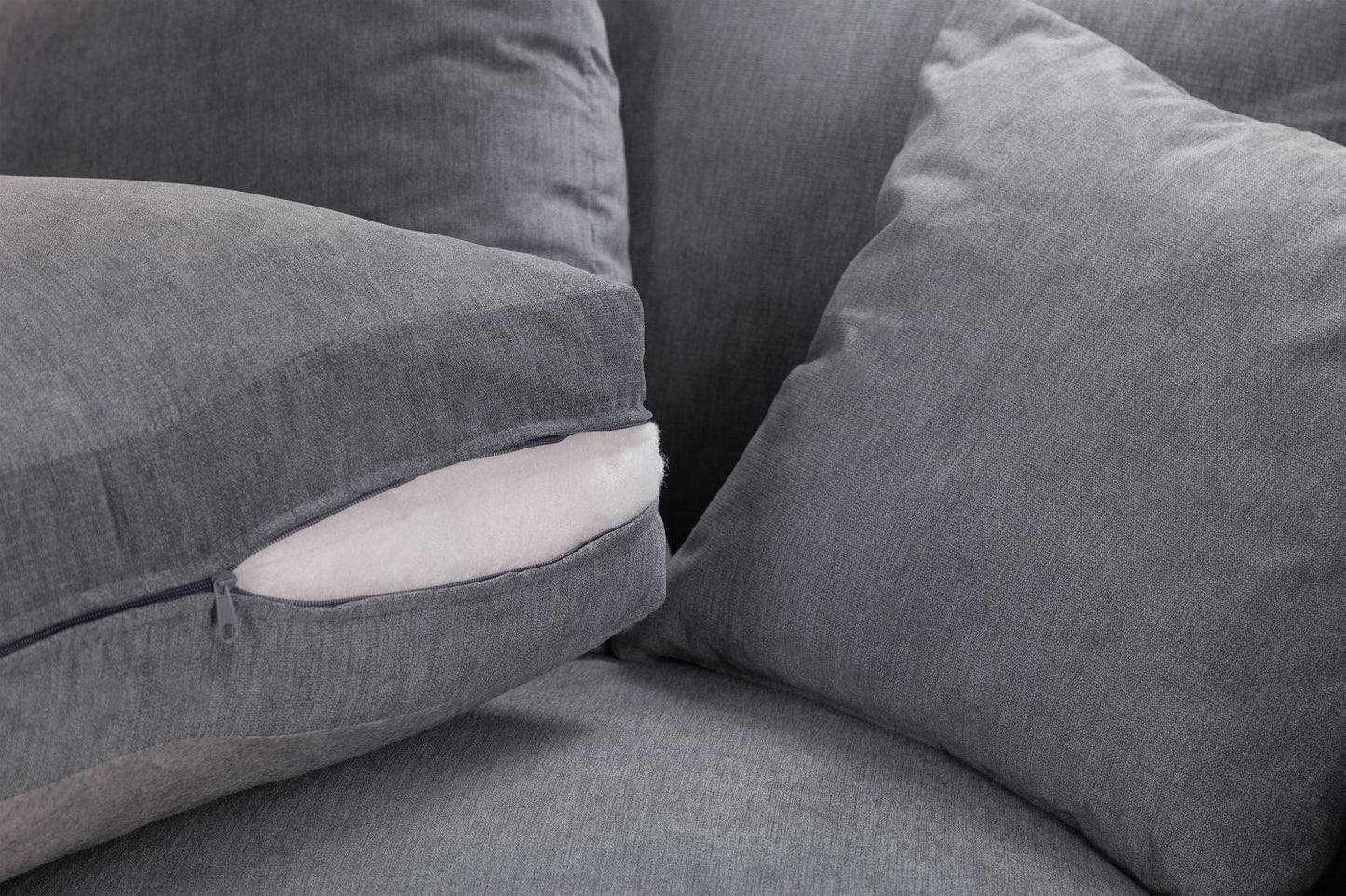 Windsor Fullback Sofa Grey Large Corner