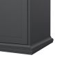 Chatsworth 2 Door Wardrobe In Matt Grey