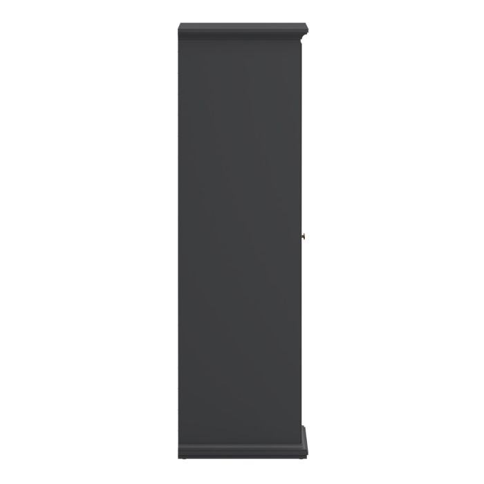 Chatsworth 2 Door Wardrobe In Matt Grey