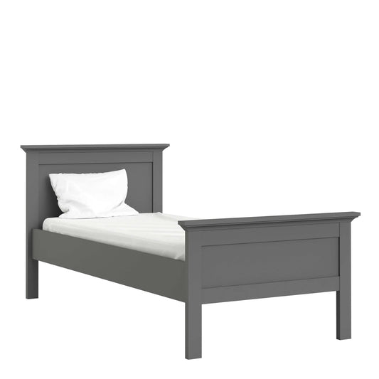 Chatsworth Single Bed Matt Grey