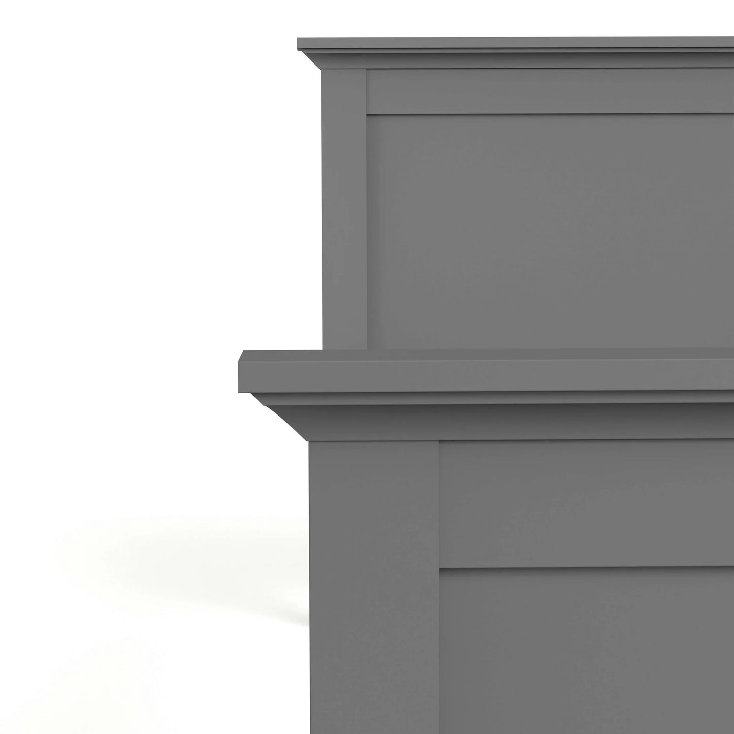 Chatsworth Double Bed Matt Grey