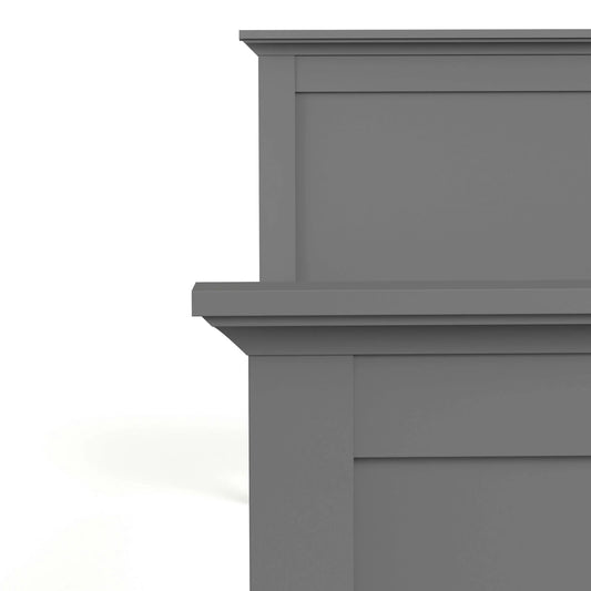 Chatsworth Kingsize Bed Matt Grey