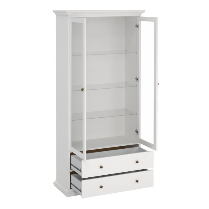 Chatsworth China Cabinet In White
