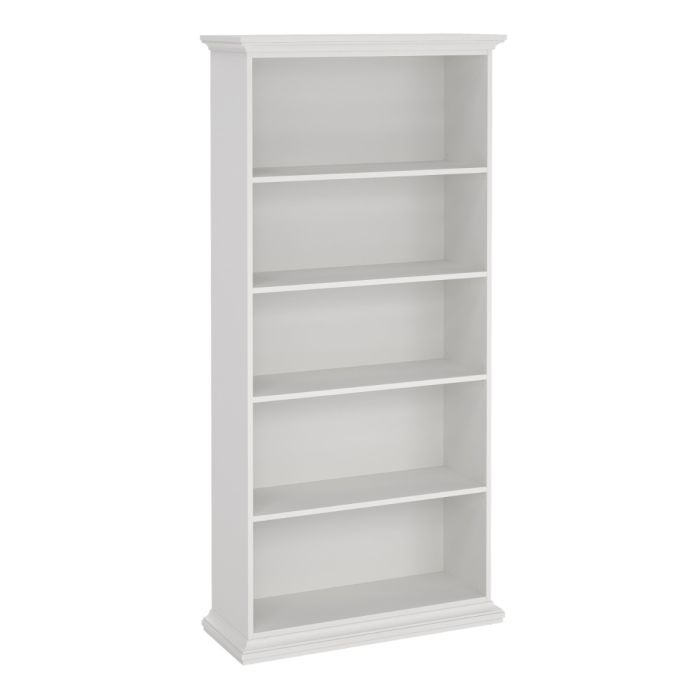 Chatsworth Tall Bookcase White