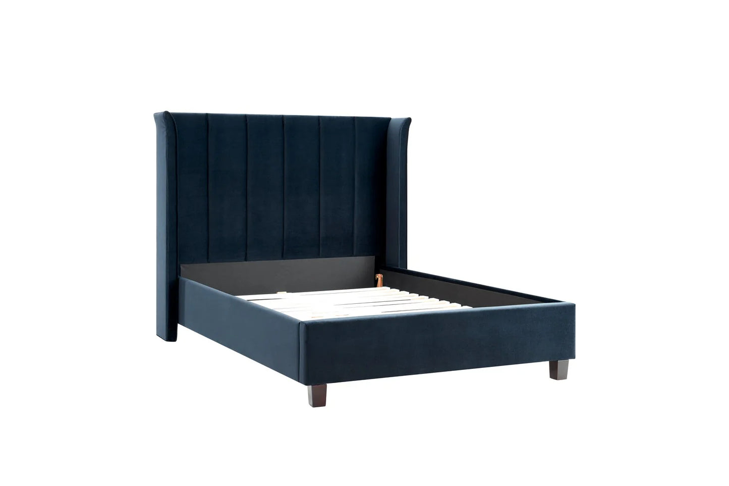 Pumford Double Bed Royal Blue