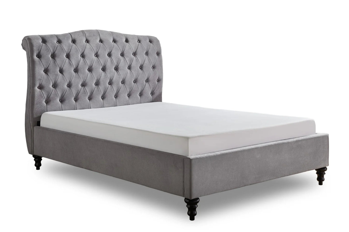 Rosa Double Bed Grey