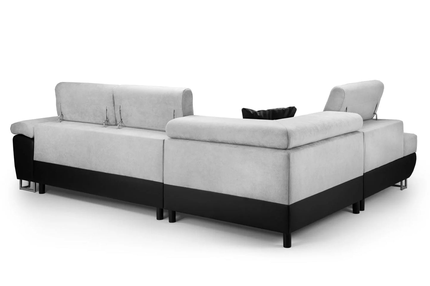 Anton Sofabed Black/Grey Left Hand Facing Corner