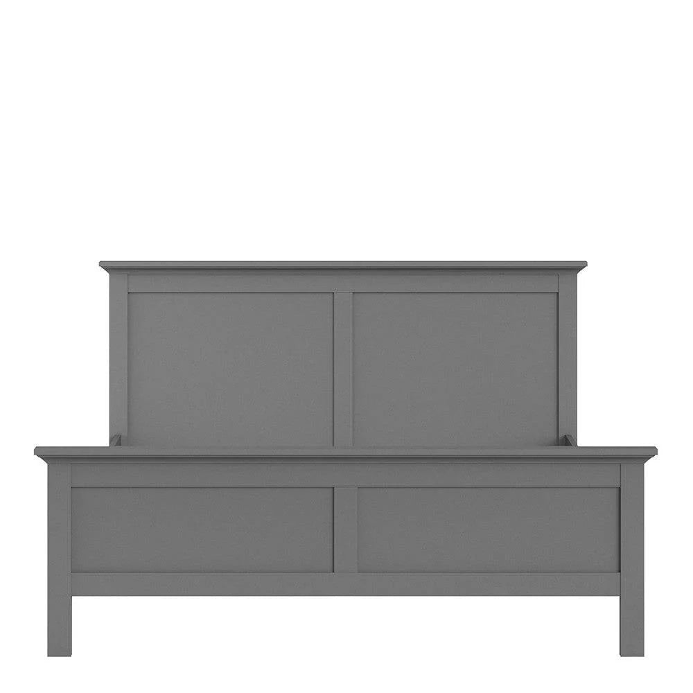 Chatsworth Double Bed Matt Grey