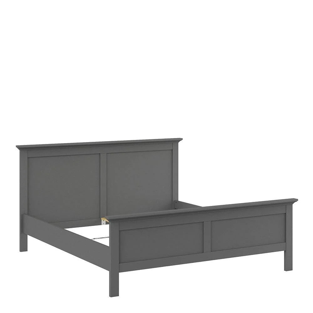 Chatsworth Double Bed Matt Grey